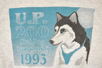 Vintage 1993 Sled Dog Championship Graphic Print Crewneck Sweatshirt Mens L
