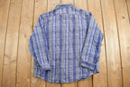 Vintage 1990s Carhartt Plaid Flannel Button Up Shirt