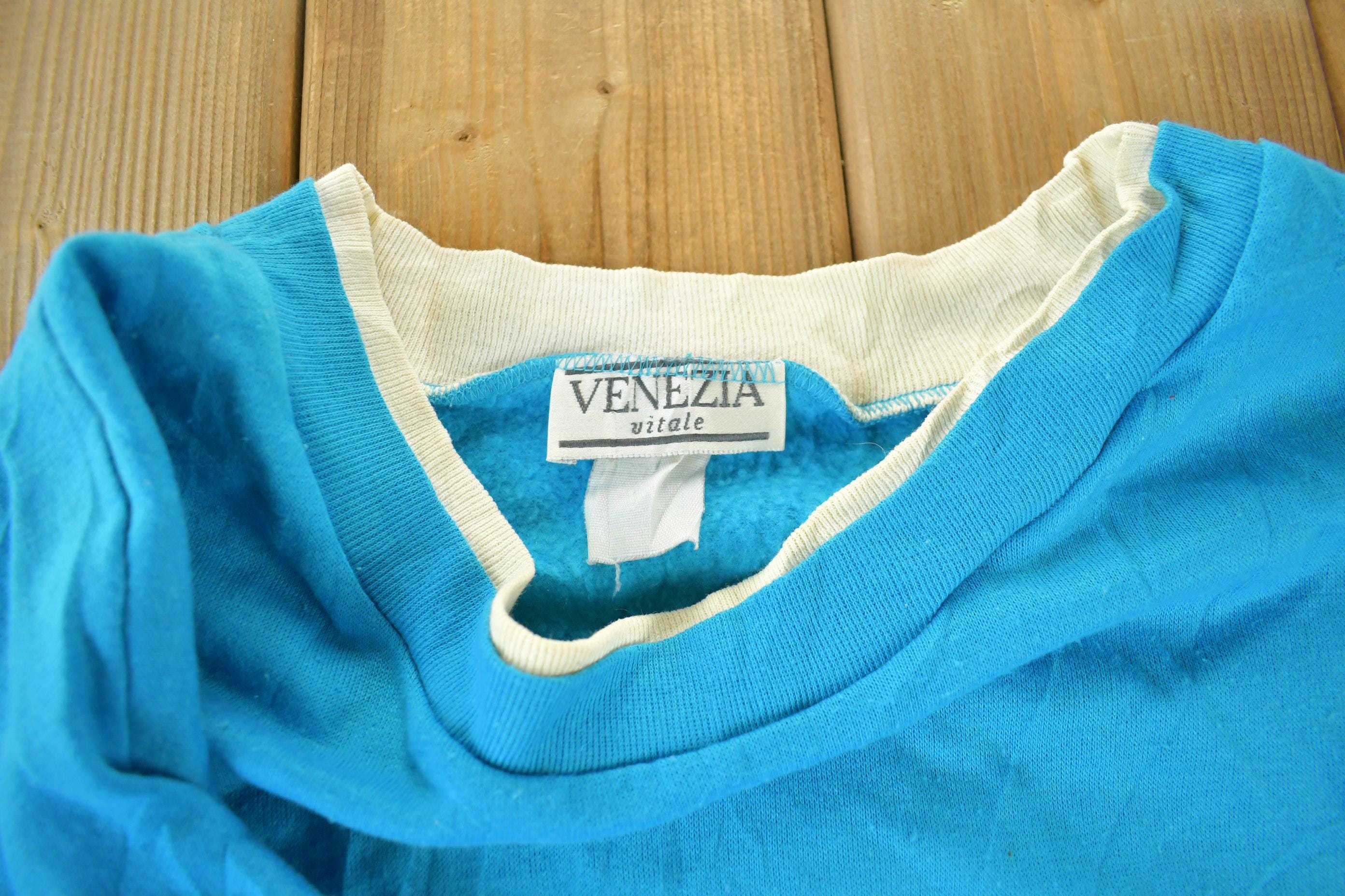 Vintage 1990s Venezia Crewneck Sweatshirt Made In USA Mens 3X