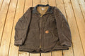 Vintage 1990s Carhartt Traditional Sherpa Lined Jacket Men's Large