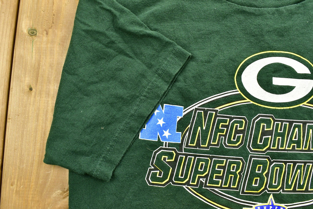 Vintage 1998 Greenbay Packers Super Bowl Logo 7 T-Shirt , Graphic , 80s , 90s , Streetwear , Retro Style