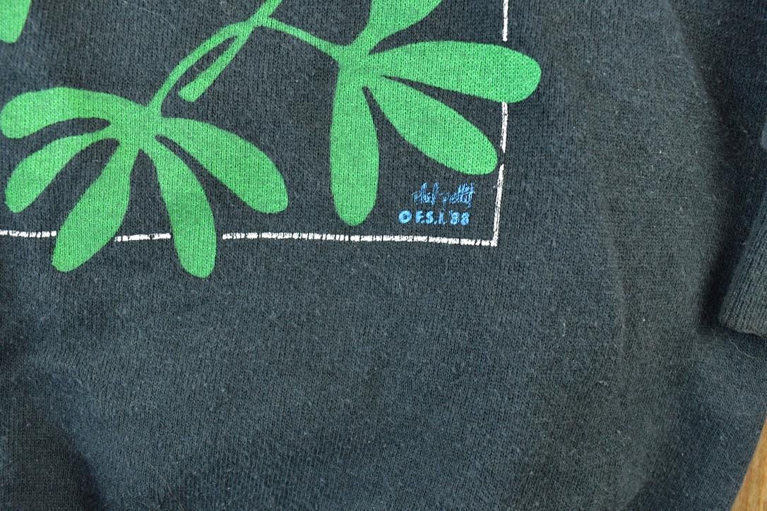 Vintage 1988 Texas Flowers Souvenir Crewneck Sweatshirt
