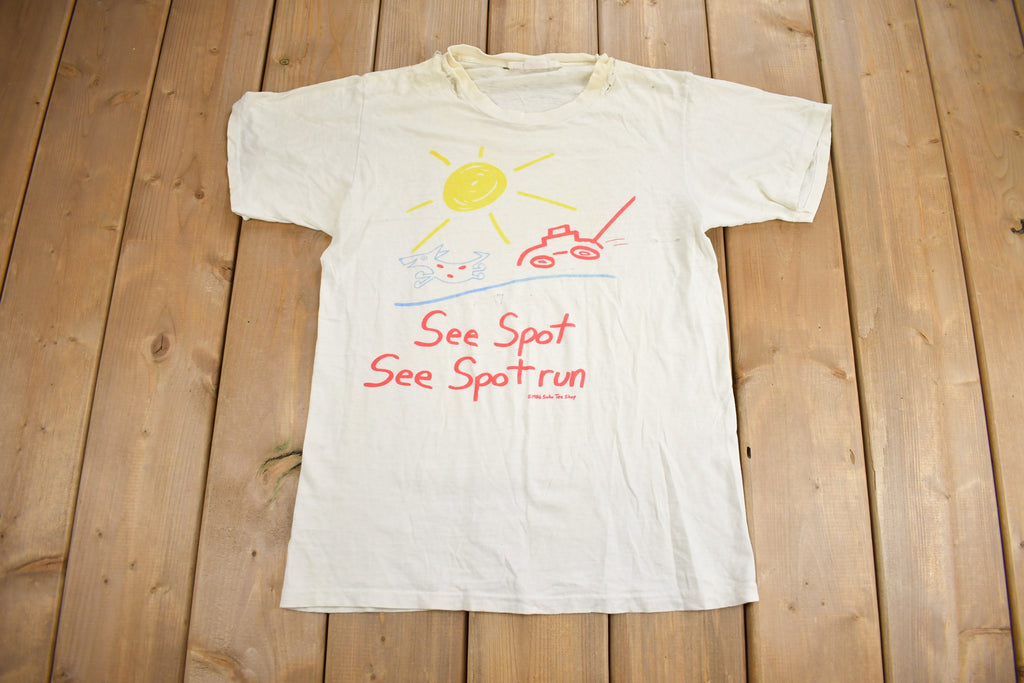 Vintage 1986See Spot See Spot Run Graphic T Shirt