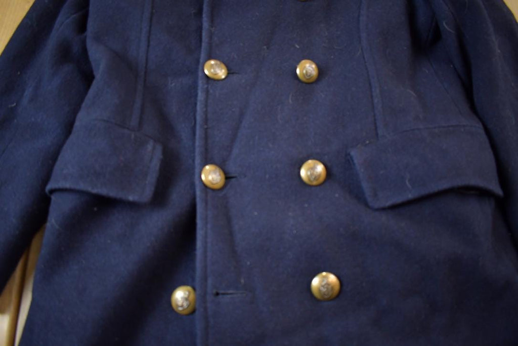Vintage 1980s Promenade Wool Button Up Over Coat Made In USA