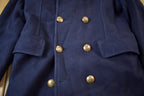 Vintage 1980s Promenade Wool Button Up Over Coat Made In USA