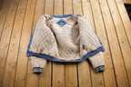 Vintage 1980s Tri Mountain Lars Trucking Embroidered Denim Letterman Size L