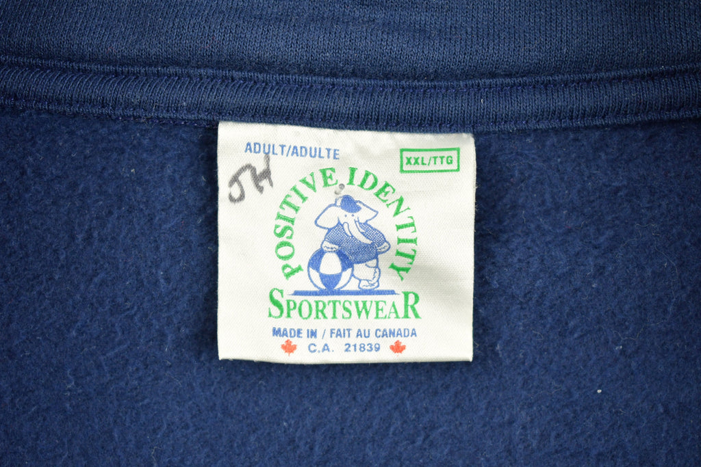 Vintage 1999 Doe Lake 50th Ontario Guide Camp Quarter Zip Sweatshirt