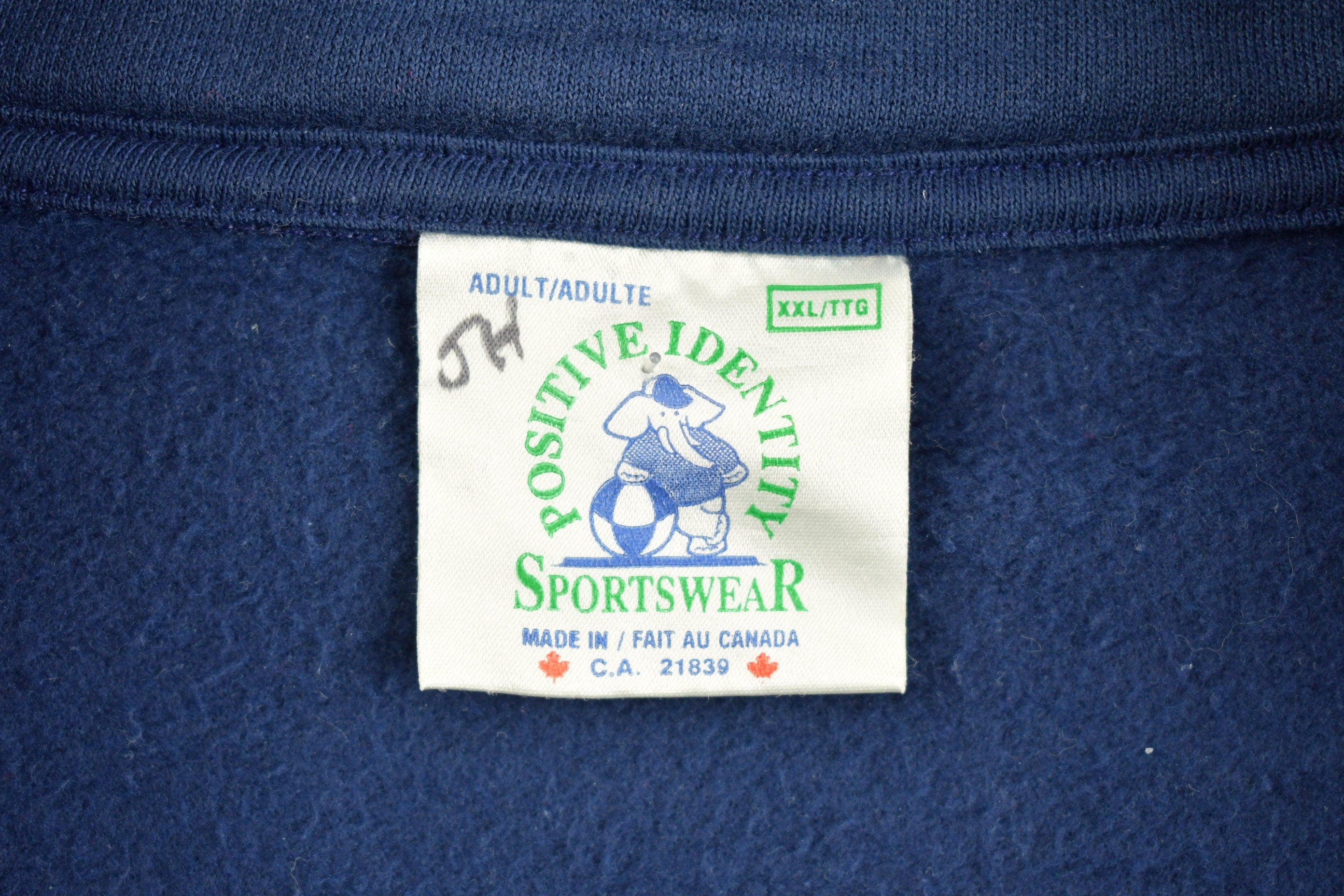 Vintage 1999 Doe Lake 50th Ontario Guide Camp Quarter Zip Sweatshirt