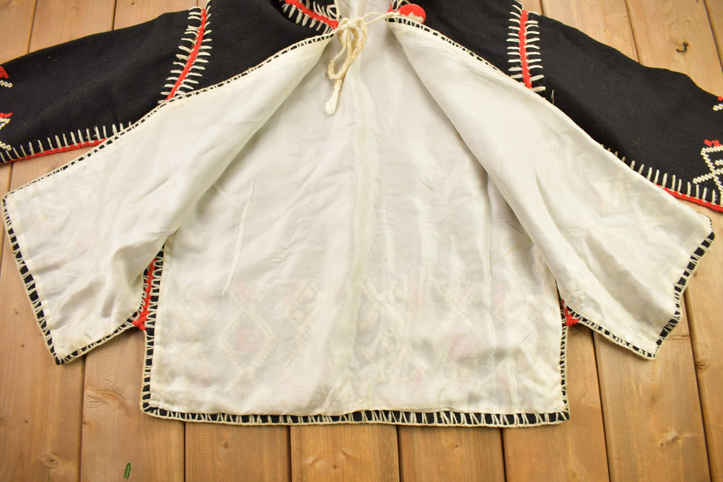Vintage 1940s Mexican Embroidered Souvenir Jacket