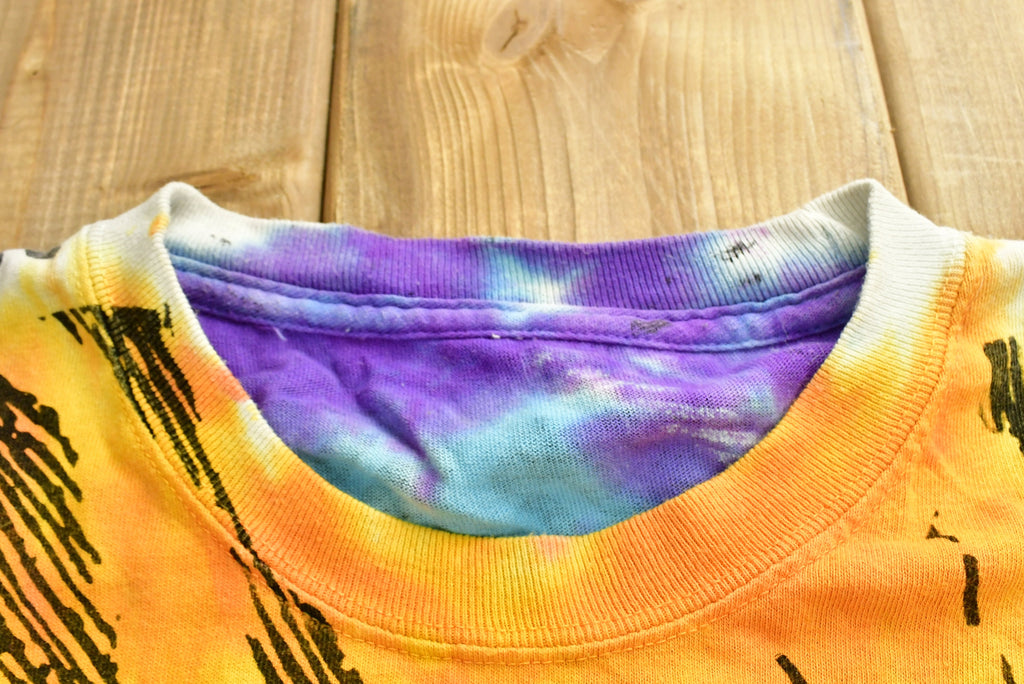 Vintage 1992 Liquid Blue Sun & Moon T Shirt