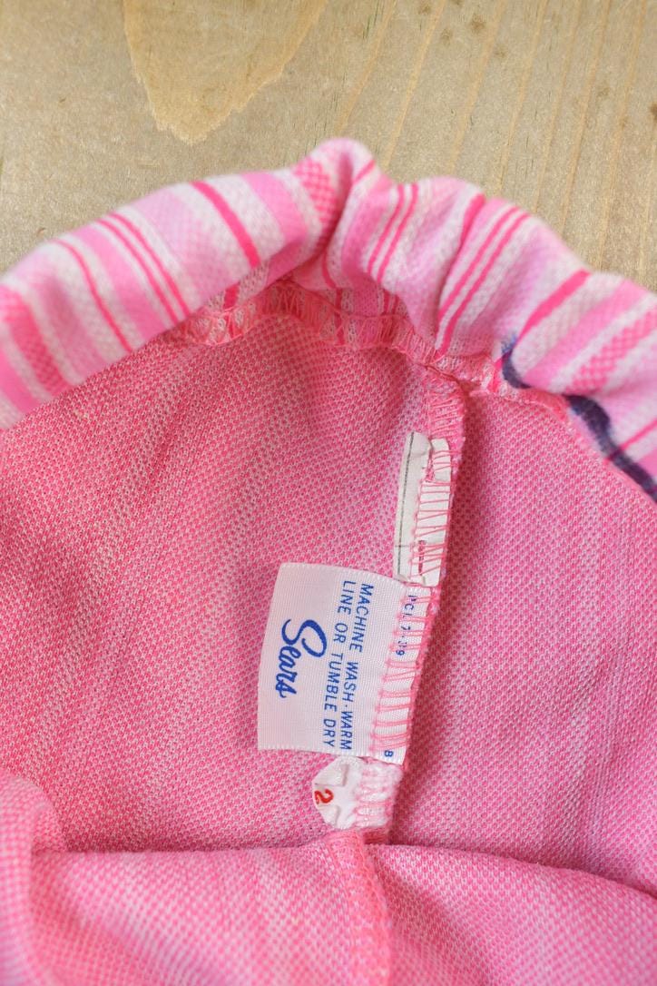 Vintage 1970s Sears Pink Striped Pants