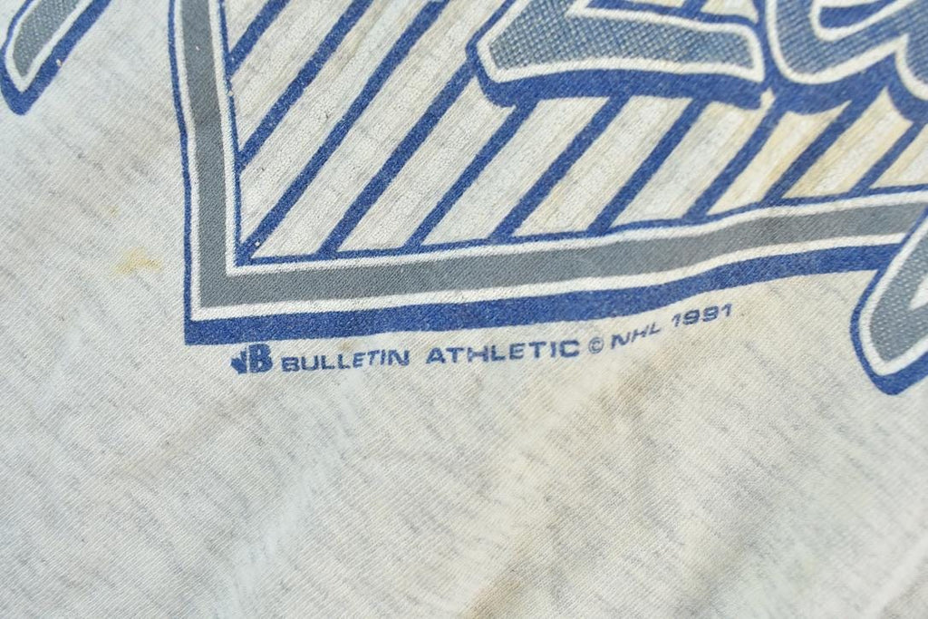 Vintage 1991 Toronto Maple Leafs Double Collar NHL Graphic T-Shirt