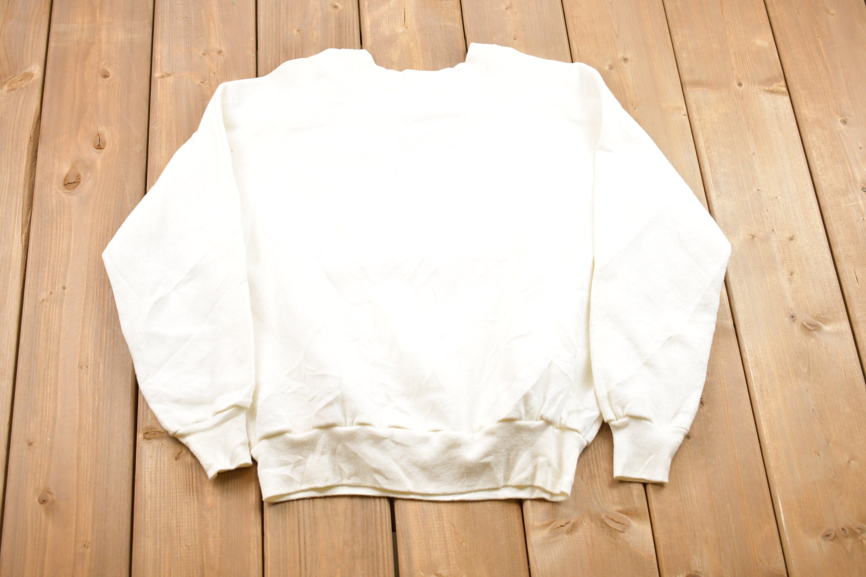 1990s Floral Print Crewneck Sweater
