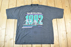 Vintage 1992 Barcelona Olympics Souvenir T-Shirt Mens L