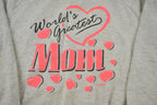 Vintage 1990s World's Greatest Mom Crewneck Sweater Made In USA