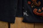 Vintage 1990s Paisley Pattern Cardigan Sweater