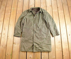 Vintage 1990s Satin Reversible Rain Jacket
