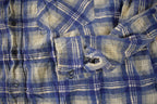 Vintage 1990s Sierra Pacific Distressed Plaid Button Up Flannel Shirt Size XL