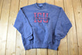 Vintage 1990s ISU Grandpa Plaid Letter University Collegiate Crewneck