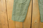 Vintage 1970s Military OG-107 Starched Sateen Fatigue Pants Men's 30 x 32