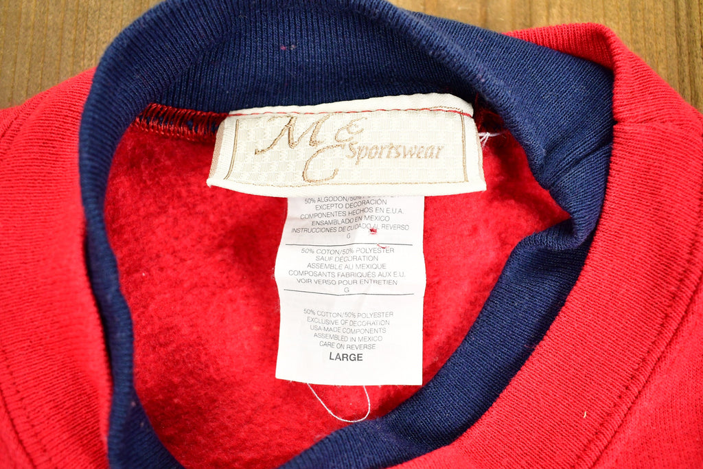 Vintage 1990s Grandma Of The Very Best Grandkids Embroidered Crewneck Sweatshirt