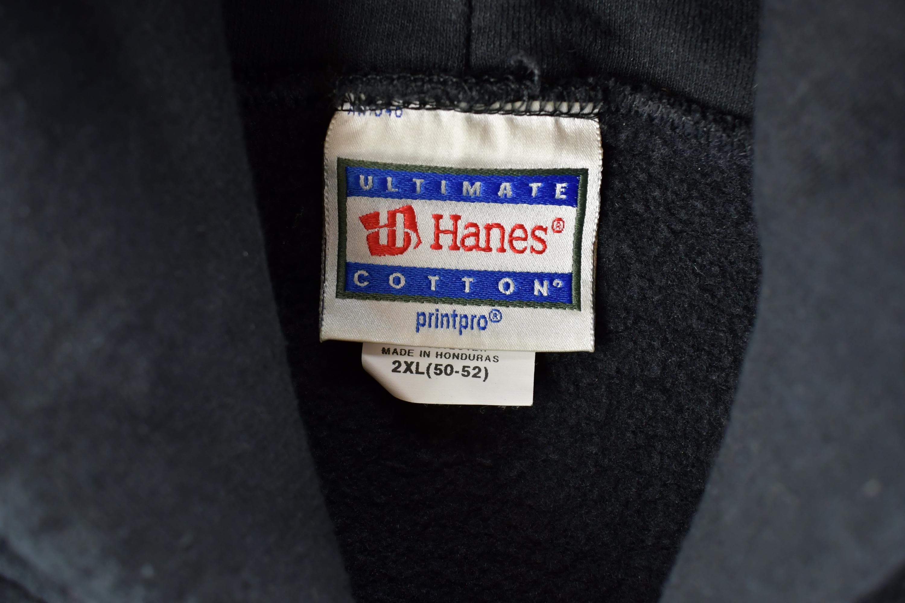 Vintage 1990s Hanes Zip Up Blank Hoodie