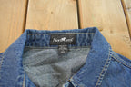 Vintage 1990s North Crest Denim Jean Jacket Women's Medium