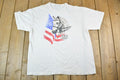 Vintage 1990s USA Olympic Horse Souvenir Single Stitch Graphic Print T-Shirt Made In USA