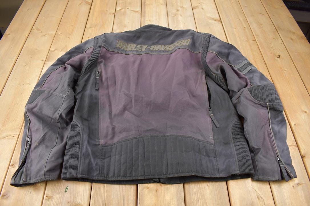 Vintage 1990s Harley Davidson Motorcycles Light Jacket Size XL