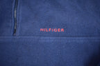Vintage 1990s Tommy Hilfiger Quater Zip Fleece Sweater - XL