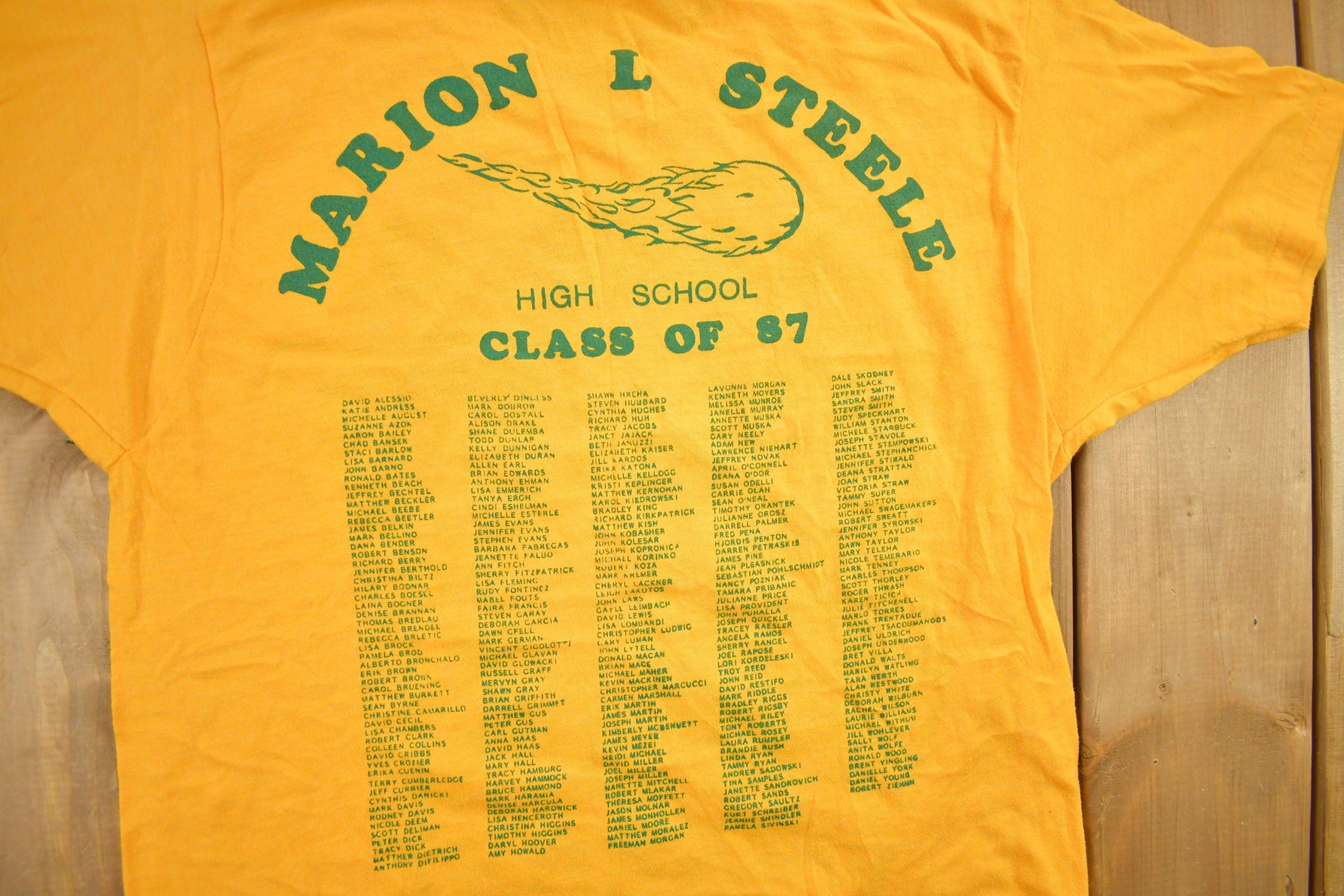 Vintage 1987 Marion L Steele Class Of 87 Amherst Graphic T Shirt