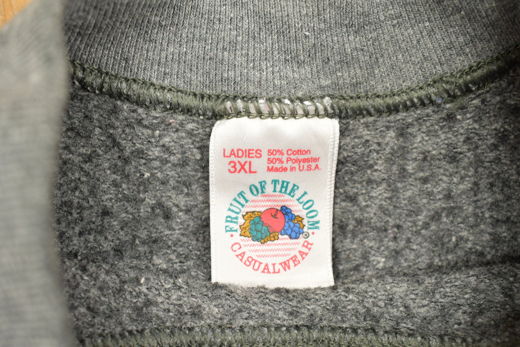 Vintage 1990s Blank Grey Crewneck Sweatshirt