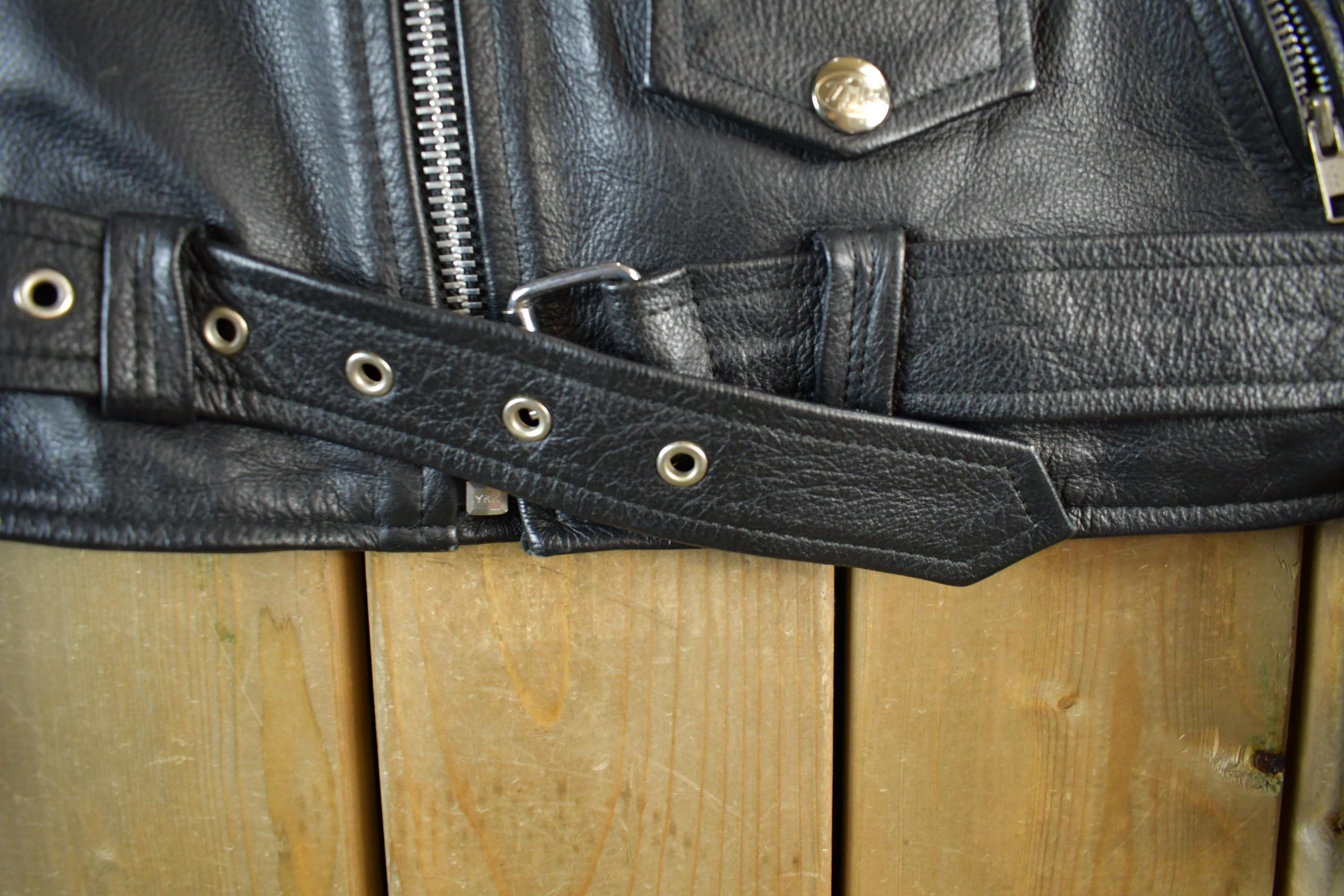 Vintage 1990s Z1R Leather Biker Jacket Adult 42
