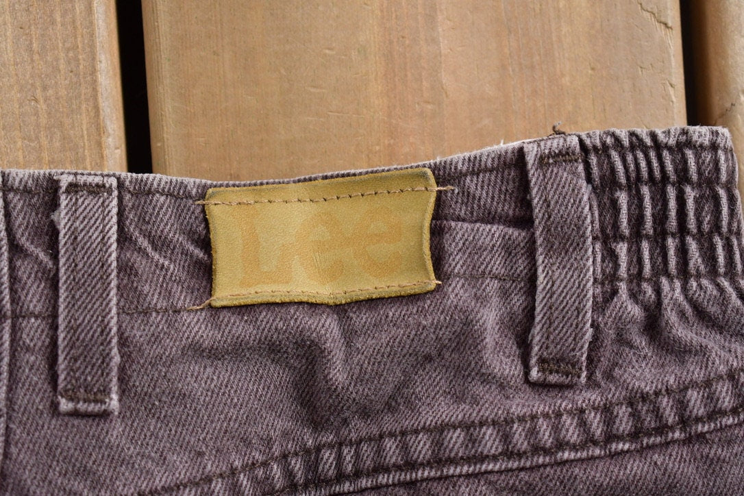 Vintage 1990s LEE Brown Tapered Mom Jeans