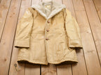 Vintage 1980s Lakeland Leather Sherpa Lined Jacket