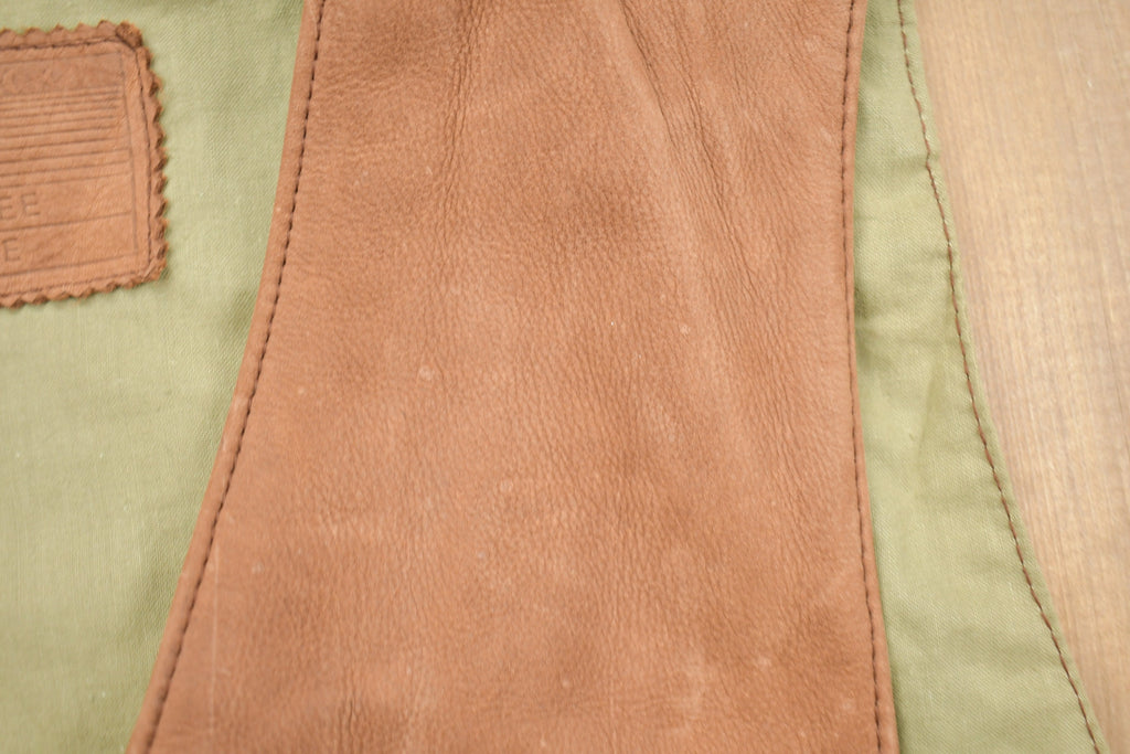 Vintage 1980s Roundtree & Yorke Brown Leather Vest