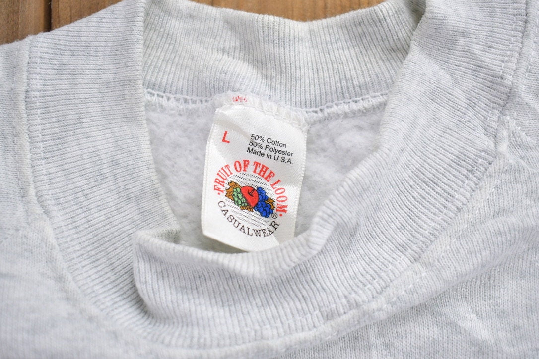 Vintage 1980s Blank Raglan Crewneck Sweatshirt