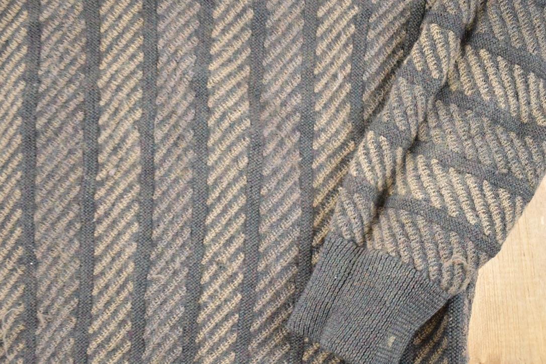 Vintage 1990s Bella Knit Striped Crewneck Sweater Mens M / Made In Australia / 90s Knitted Sweatshirt / Vintage Preppy Knits /