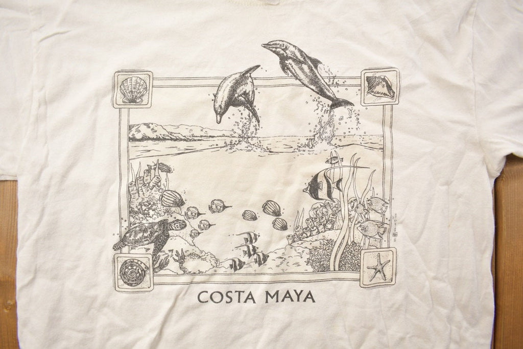 Vintage 1990s Costa Maya Travel T-Shirt