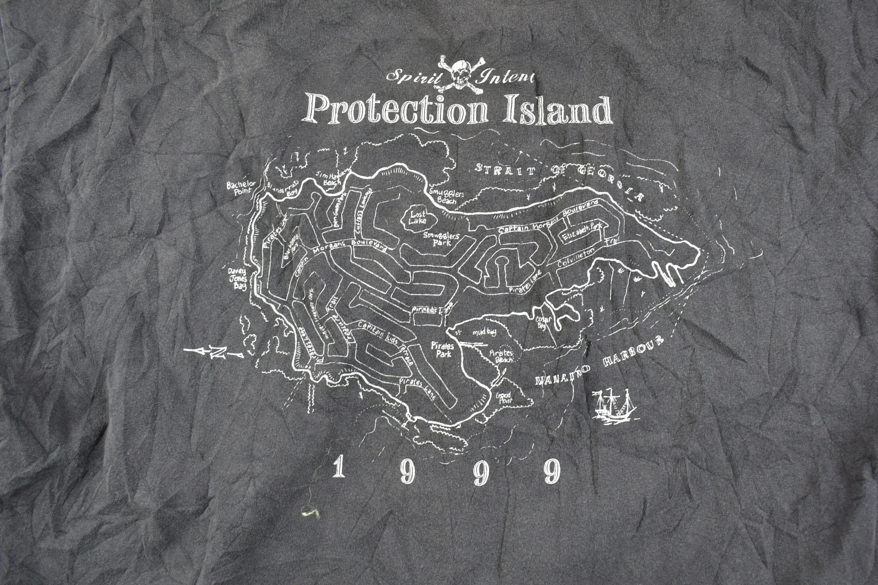 Vintage 1999 Protection Island Racing Souvenir T-Shirt