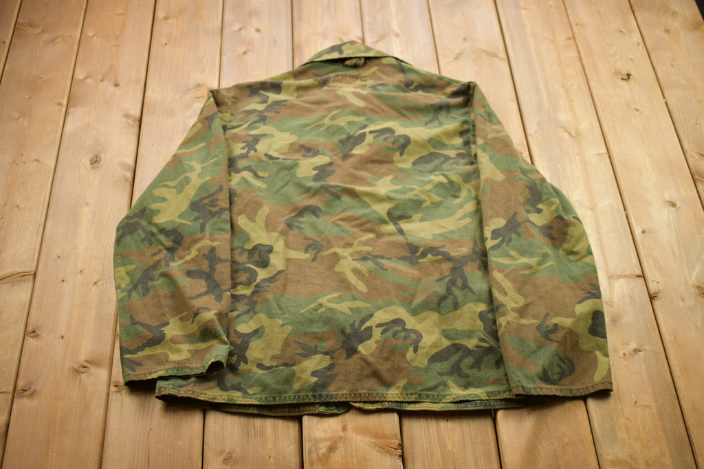 Vintage Military Button Up Shirt