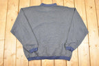 Vintage 1990s Greenlines International Quarter Button Knit Sweater Men's L