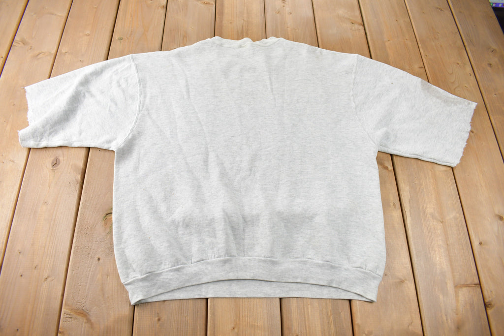 Vintage 1993 Buffalo Bills NFL Cut Off Crewneck Sweatshirt Made In USA