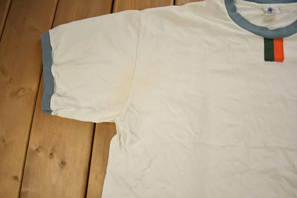 Vintage 1990s Starter Graphic Ringer T-Shirt