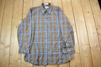 Vintage 1990s Plaid Button Up Shirt