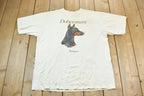 Vintage 1990s Doberman Graphic T-Shirt  Vintage Dog T Shirt  Made In USA  Dog Lover Shirt  Dog Shirt  Size XL
