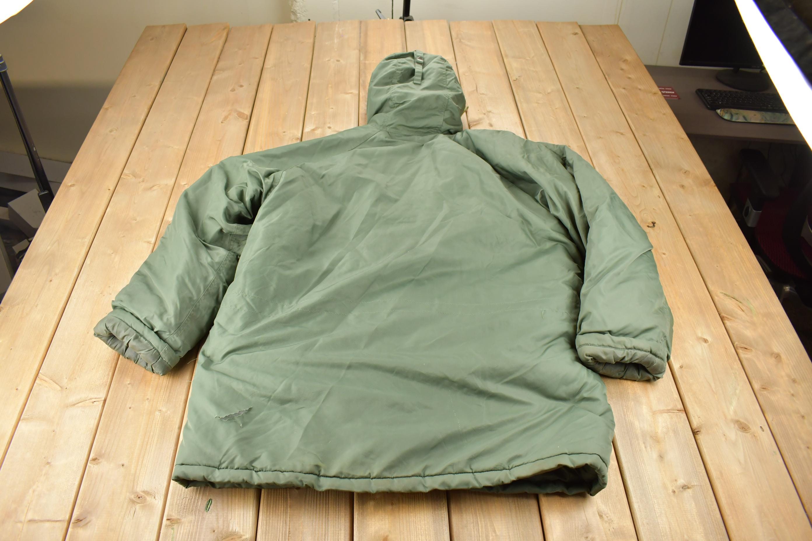 Vintage 1990s Military Parka Jacket Size M