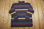 Vintage 1990s Beverly Hills Polo Club Long Sleeve Polo Sweatshirt