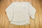 Vintage 1990s Blank Grey Champion Reverse Weave Crewneck