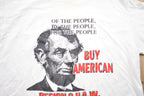 Vintage 1990s Buy American Region 9 Graphic T-Shirt